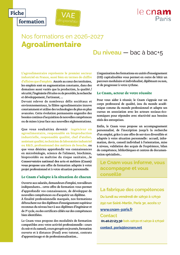 Agroalimentaire 26 27