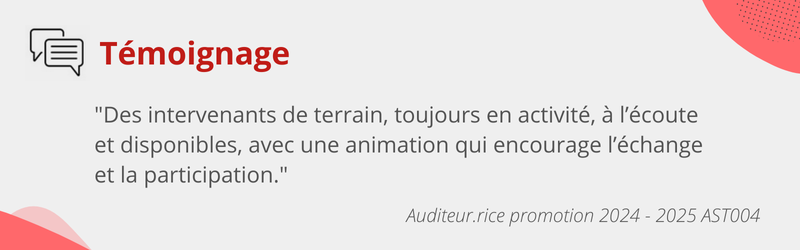 Témoignage AST004 2024-2025