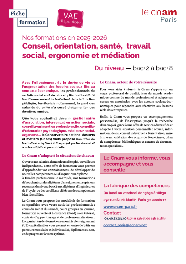 Conseil orientation santé Conseil orientation santé