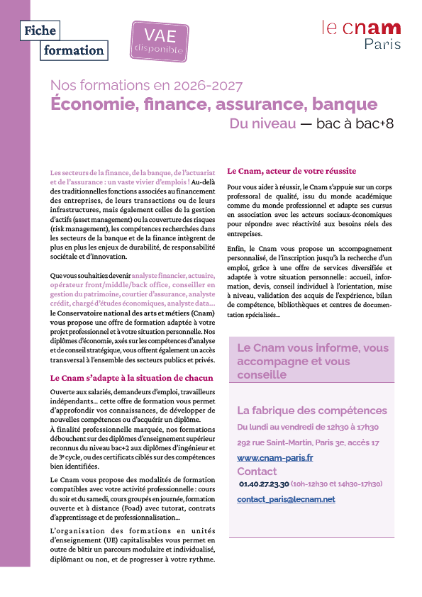 Eco finance assur bq 26 27