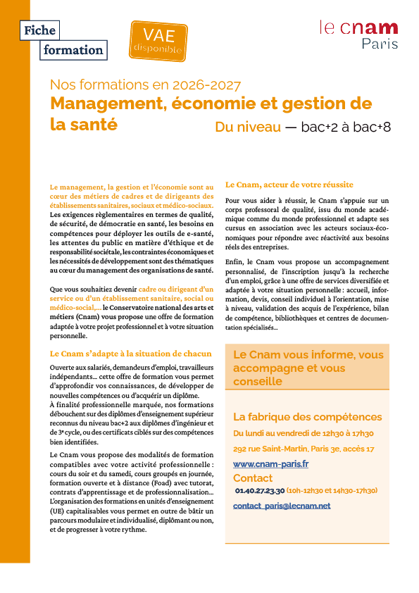 Eco gestion santé 26 27