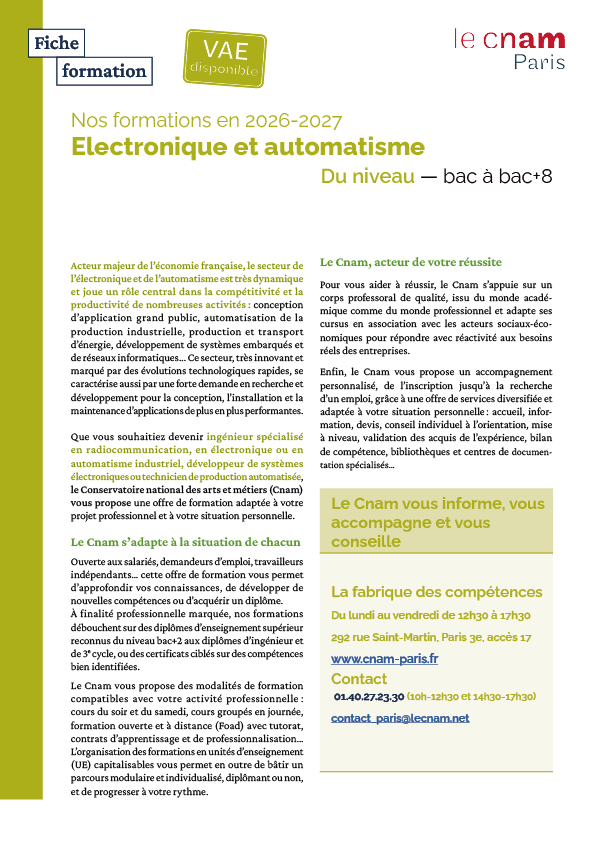 Electronique automatisme 26 27