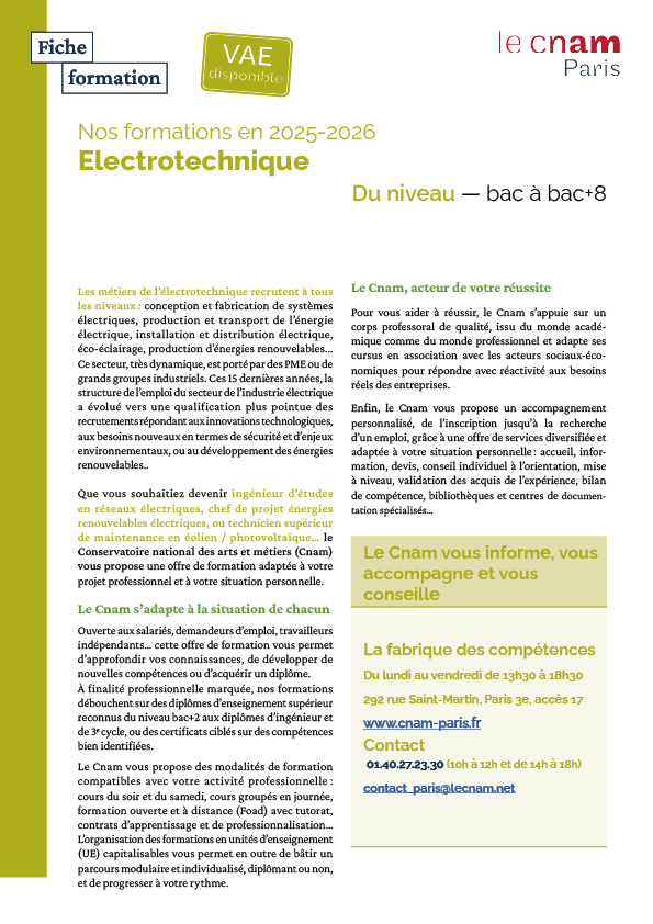 Electrotechnique Electrotechnique