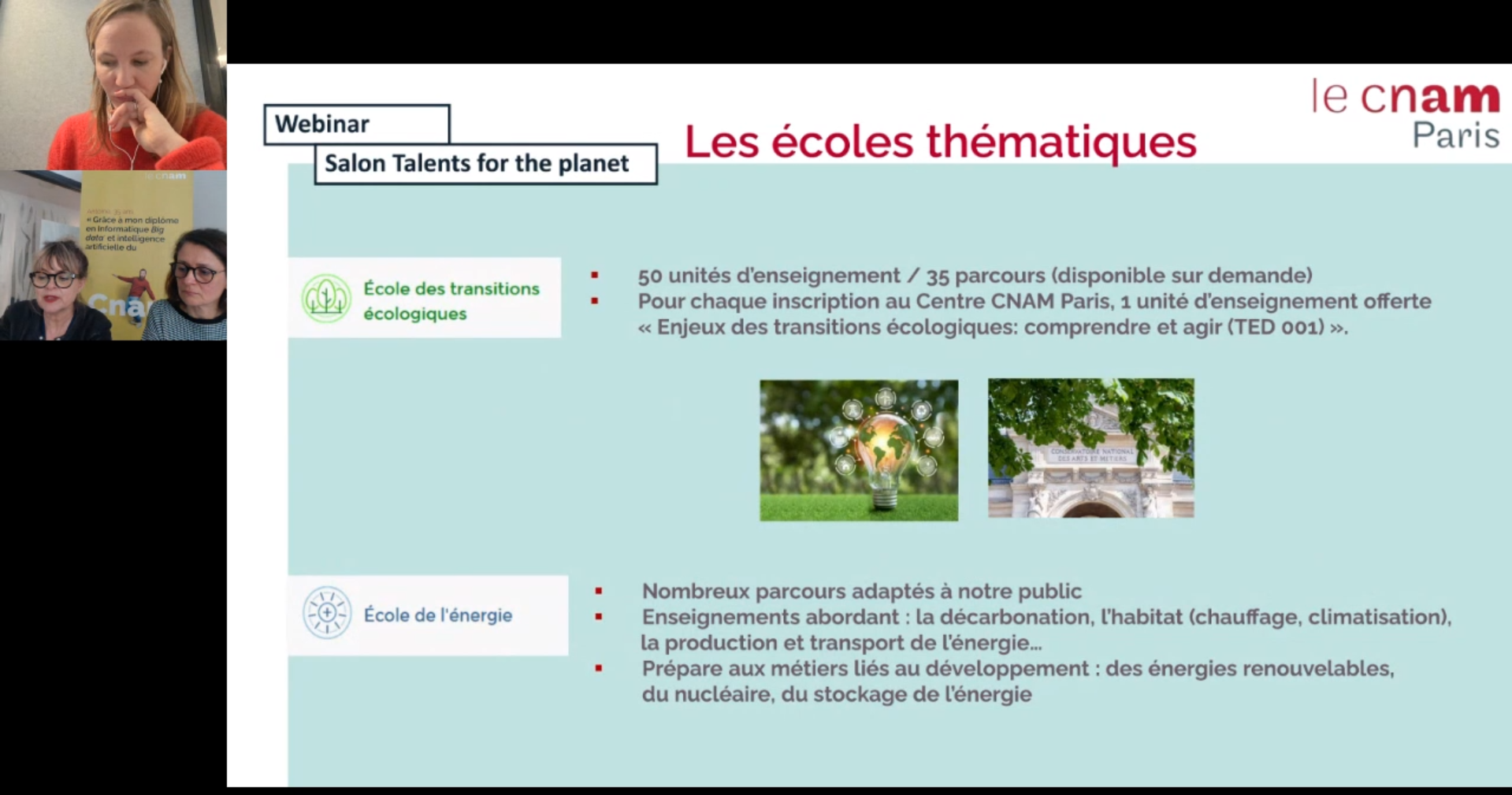 Webinar AEF et Cnam Paris