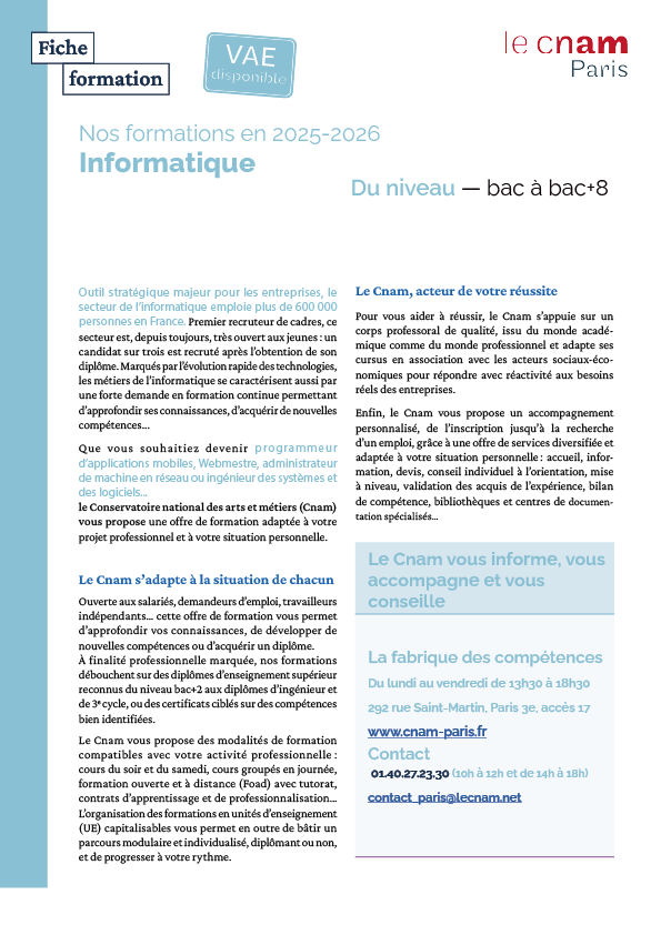 Informatique Informatique