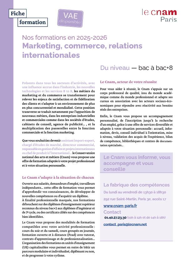 Marketing commerce international Marketing commerce international