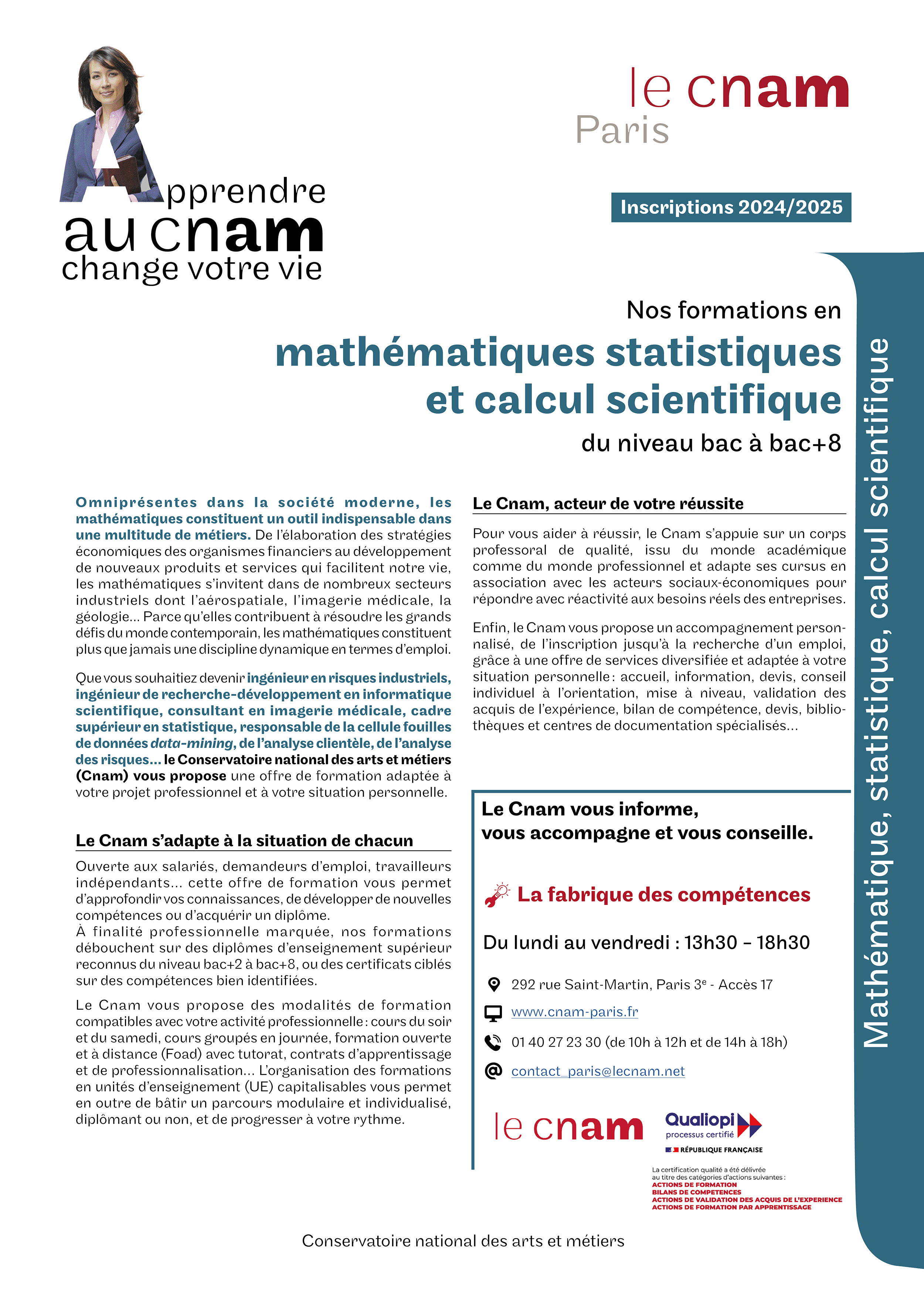 mathématiques statistiques et calculs scientifiques 24 25