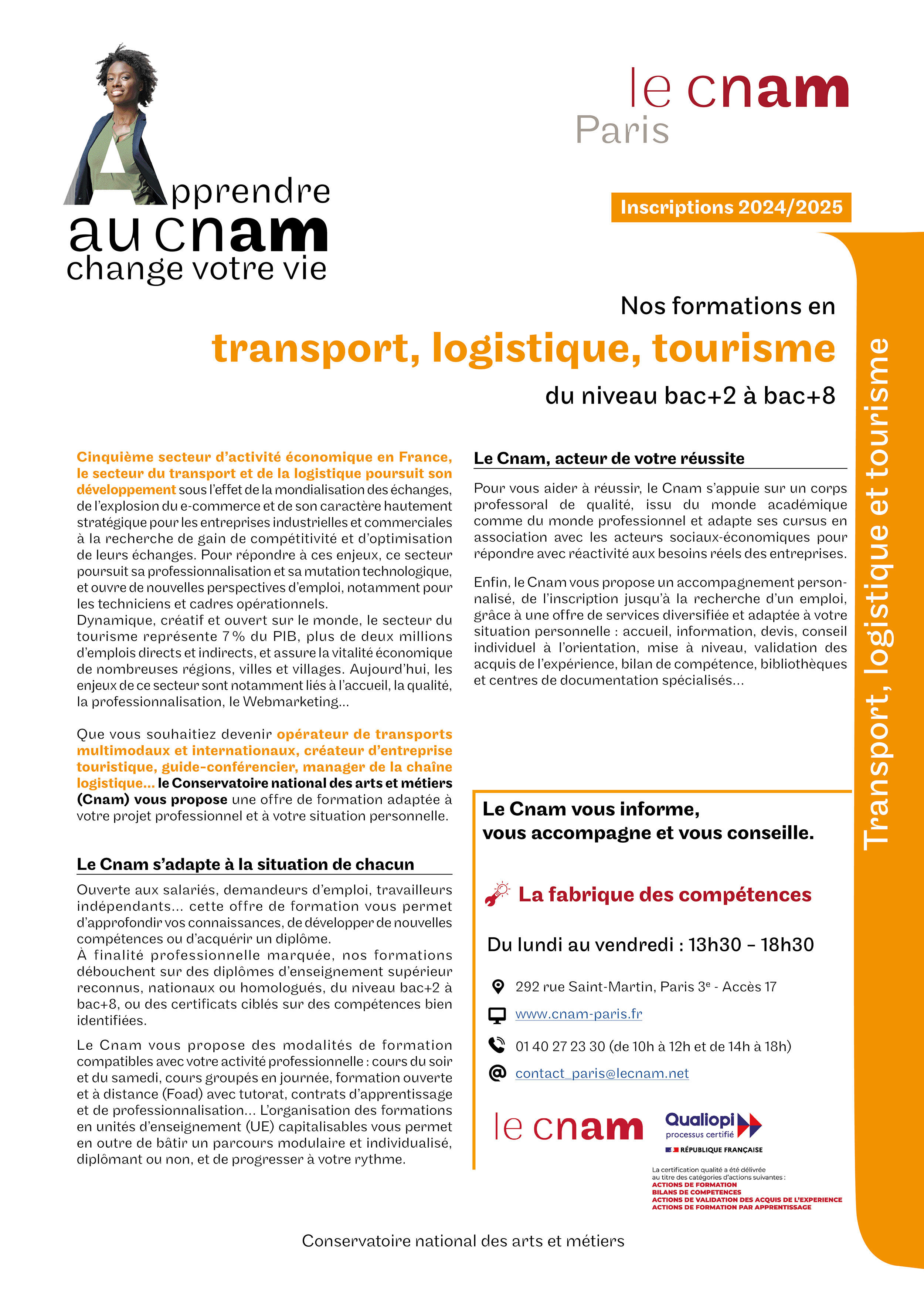 Transport logistique tourisme 24 25