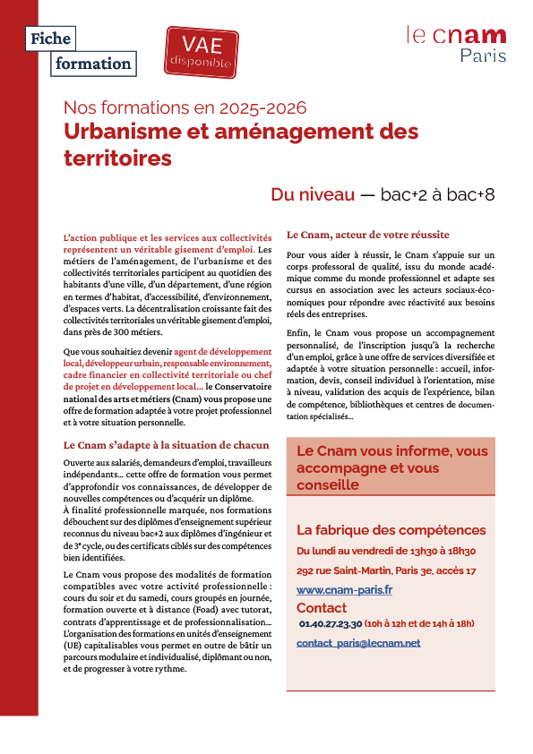 Urbanisme aménagement territoire Urbanisme aménagement territoire