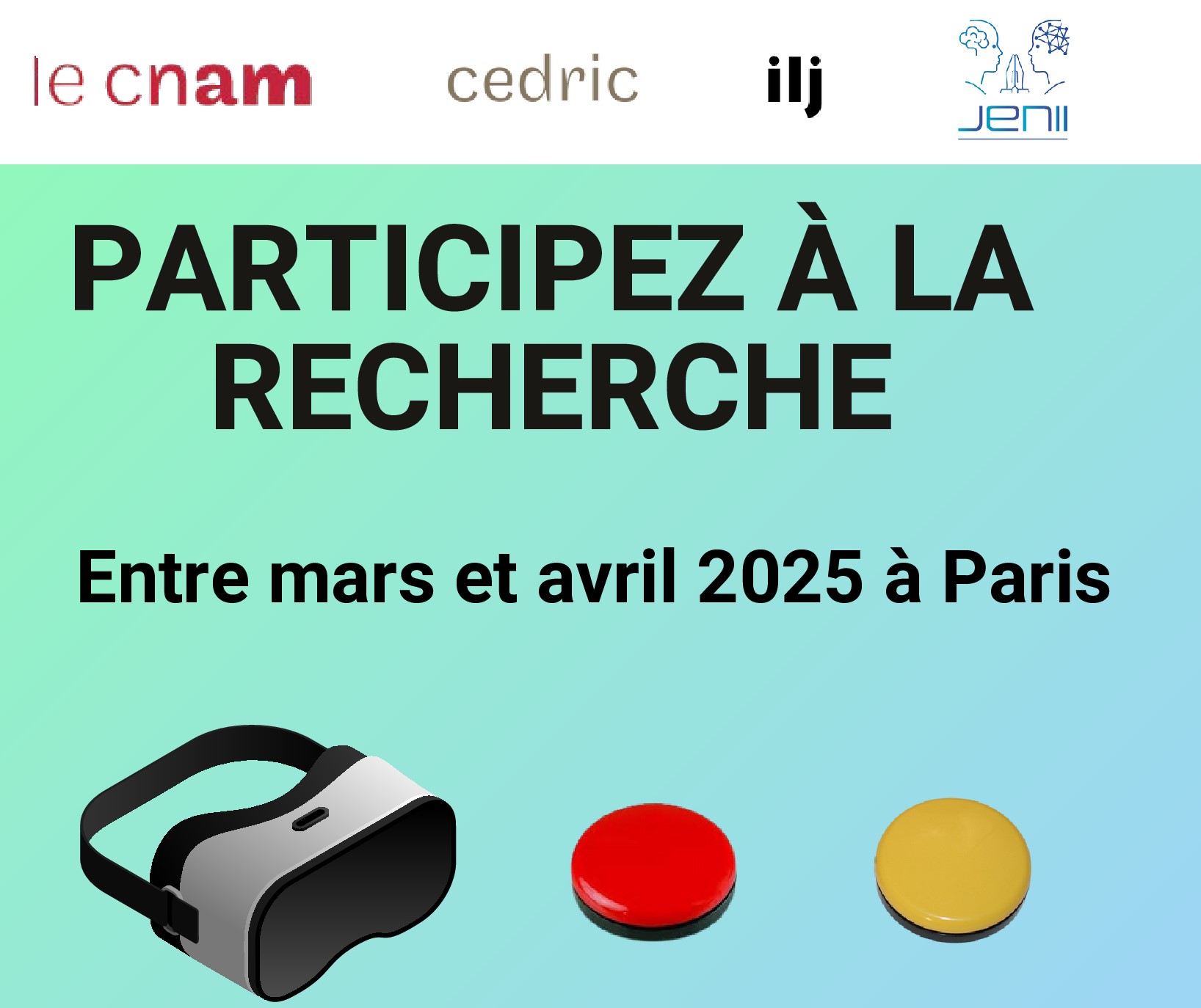 Venez participer à la recherche