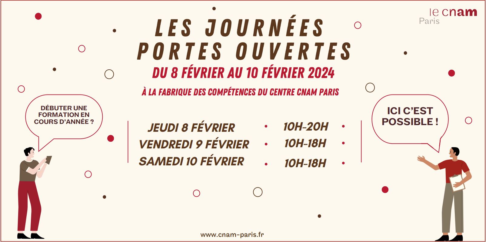 JPO du centre Cnam Paris février 2024